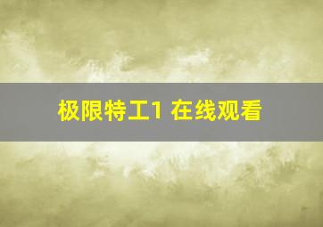 极限特工1 在线观看